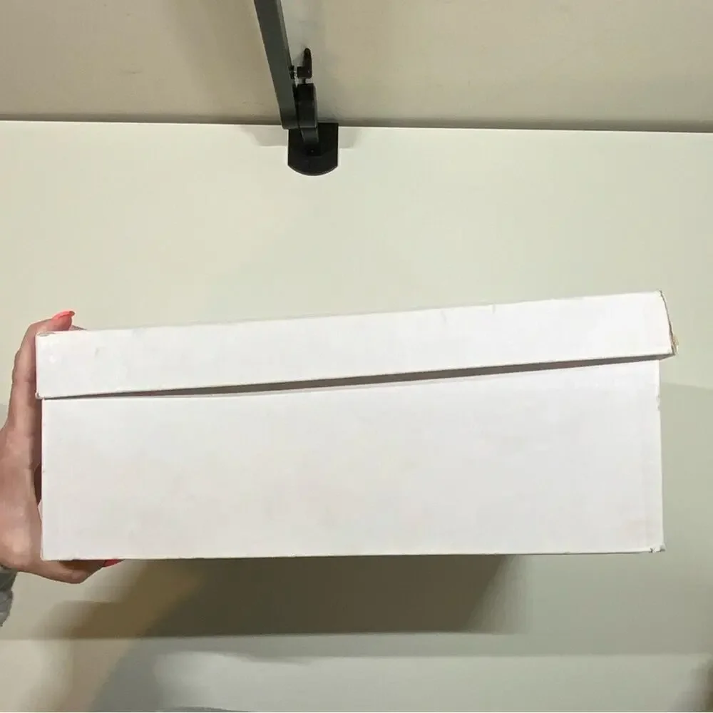 Versace | Shoe Box & 1 Dust Bag | White | 13.5 W x 11.25 H x 4.9 D Inch
